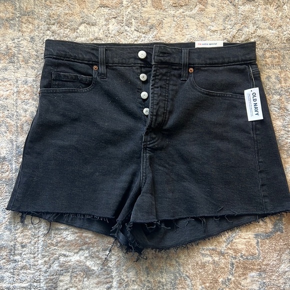 Old Navy Black jean shorts - Picture 1 of 3